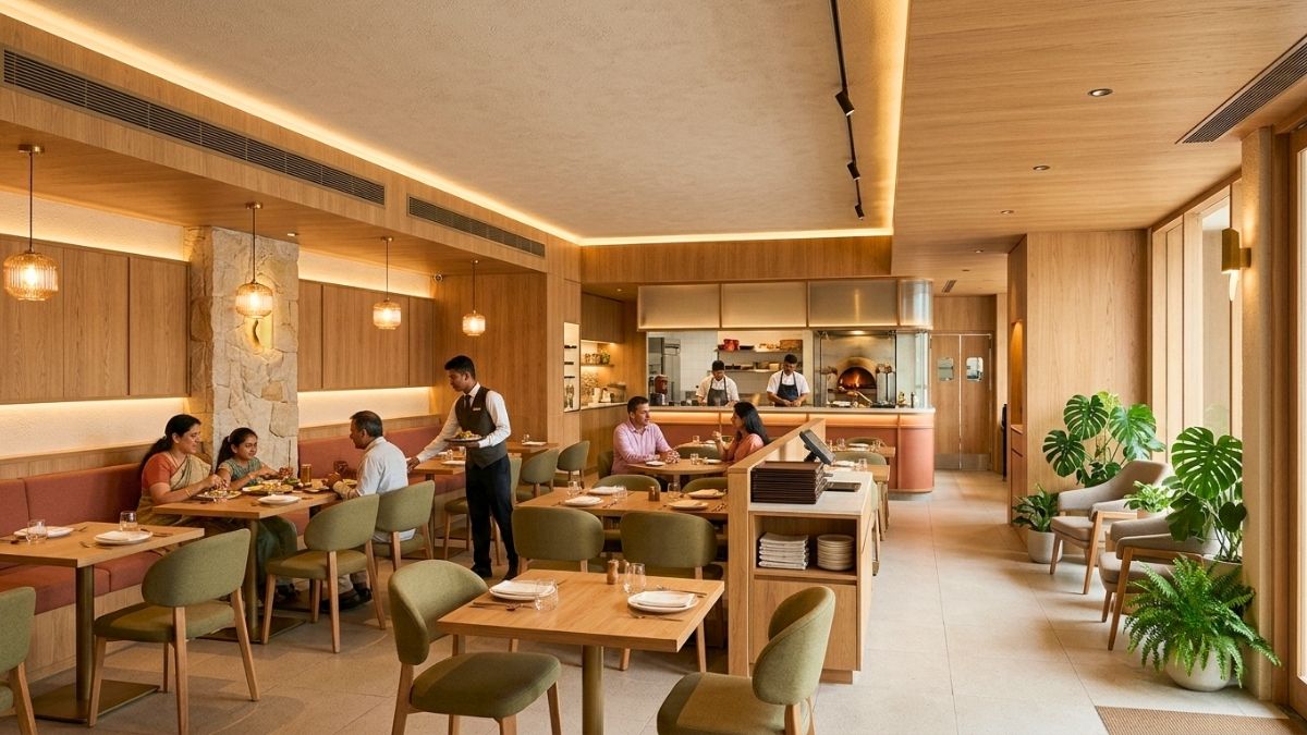 Proper restaurant ventilation creating a lively atmosphere
